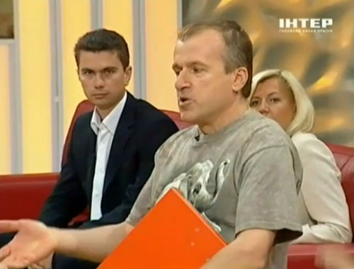 Денис Овчаров на телеканале Интер